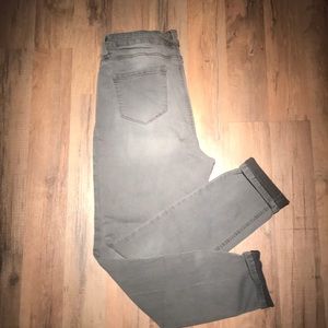 crown & ivy :: hi rise skinny :: medium grey